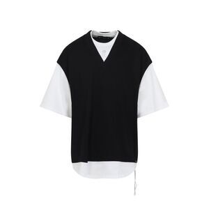 Mastermind Japan Layered Short Sleeves Vest Tee Men